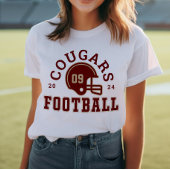 T-shirt En Tri-matière Coutume Football Maman Red et Gold Team