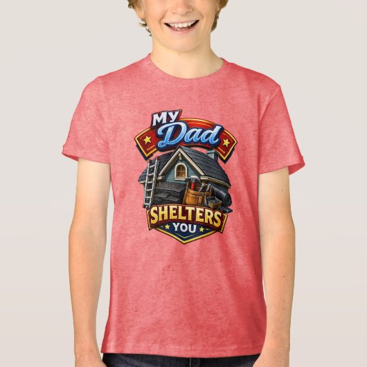 T-shirt En Tri-matière Couvreur/Constructeur de maisons (Recto)