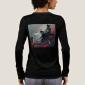 T-shirt En Tri-matière Cowboy vs. Female Ninja (Verso)