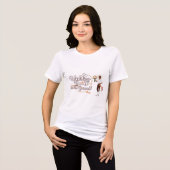 T-shirt En Tri-matière Cowgirl Bridesmaid bottes au sol T-shirt (Recto plein)