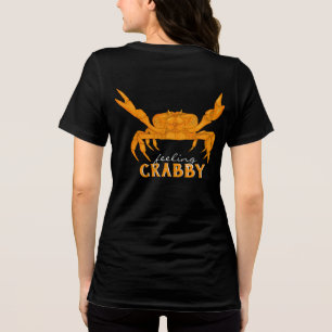 T-shirt En Tri-matière Crabby, T-shirt crabe orange