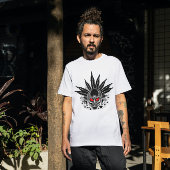 T-shirt En Tri-matière Crâne aux yeux rouges