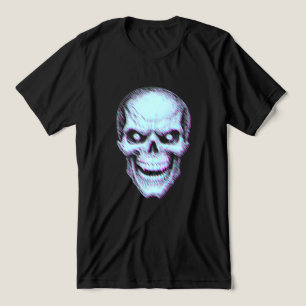 T-shirt En Tri-matière Crâne déformé de style glitch 3D