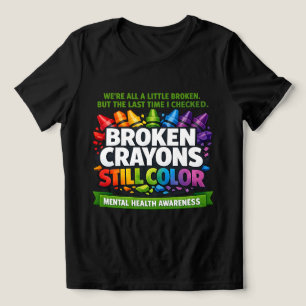 T-shirt En Tri-matière Crayons Cassés