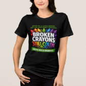 T-shirt En Tri-matière Crayons Cassés (Recto)