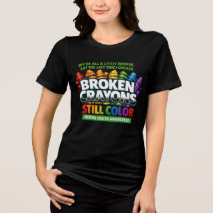 T-shirt En Tri-matière Crayons Cassés