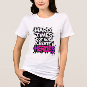 T-shirt En Tri-matière Création de héros typographiques à dégradé vibrant