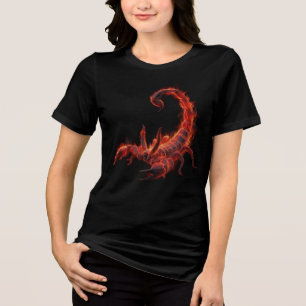 T-shirt En Tri-matière Créature mythique fantastique Scorpion enflammé