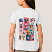 T-SHIRT EN TRI-MATIÈRE CRÉATURES ÉTRANGES (Verso)