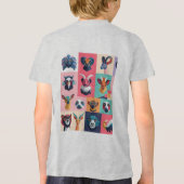 T-SHIRT EN TRI-MATIÈRE CRÉATURES ÉTRANGES (Verso)