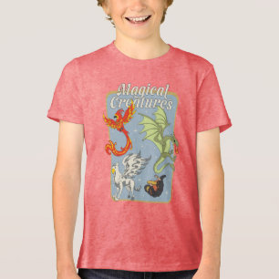 T-shirt En Tri-matière Créatures Magiques Graphique Vintage