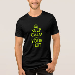 T-shirt En Tri-matière Créez votre propre chaux et gardez le calme