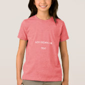 T-shirt En Tri-matière Créez Votre Propre simple (Recto)