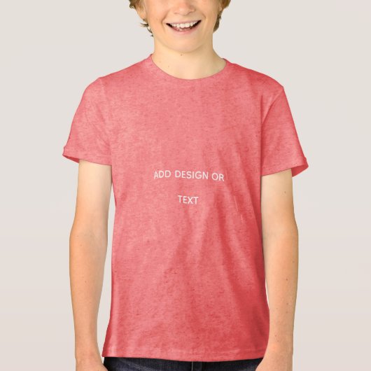 T-shirt En Tri-matière Créez Votre Propre simple (Recto)