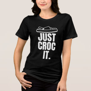 T-shirt En Tri-matière Croc Drôle - Juste Croc