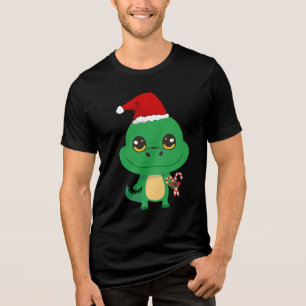 T-shirt En Tri-matière Crocodile de Noël mignon