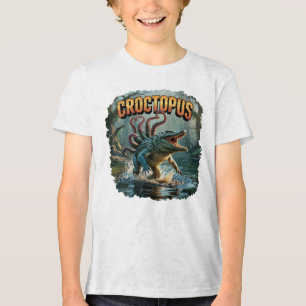 T-shirt En Tri-matière Croctopus Illustration Combo Créature Drôle