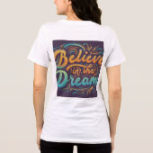 T-shirt En Tri-matière Croire au rêve (Verso)