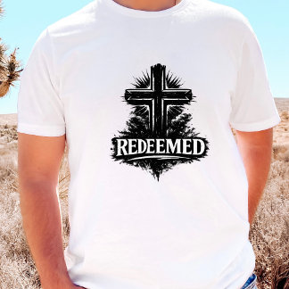 T-shirt En Tri-matière Croix Chrétienne Rachetée