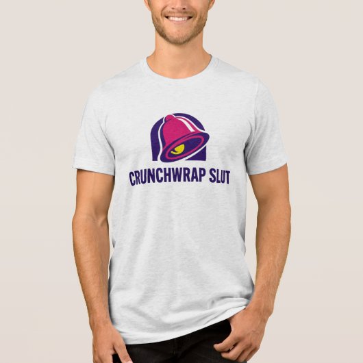 T-shirt En Tri-matière Crunchwrap Funny – Hilarious Taco Lover Humor (Recto)