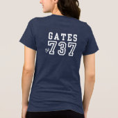 T-shirt En Tri-matière CSP féminin EXT # (Réservé pour Jade) Tri-Blend Sh (Verso)