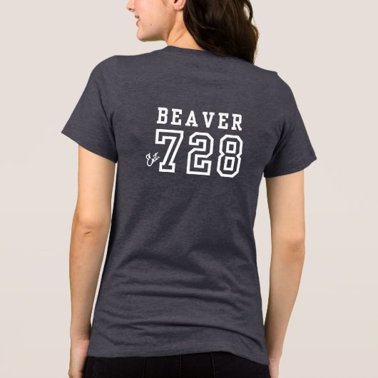 T-shirt En Tri-matière CSP féminin EXT # (Réservé pour Tara) (Verso)