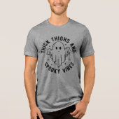 T-shirt En Tri-matière "Cuirs Épais Et Vibes Éffrayantes" (Recto)