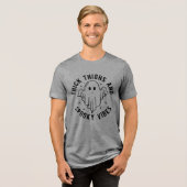 T-shirt En Tri-matière "Cuirs Épais Et Vibes Éffrayantes" (Recto plein)