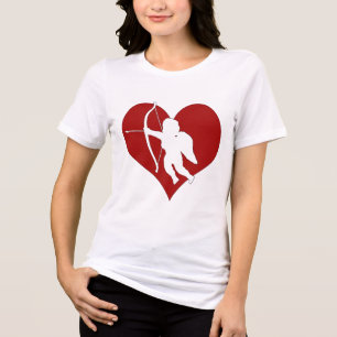 T-shirt En Tri-matière Cupidé dans un coeur