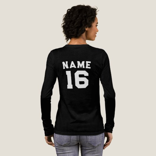 T-shirt En Tri-matière Custom Basketball tee,player Name Jersey Number  (Verso complet)