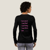 T-shirt En Tri-matière Custom PINK I Am (Verso complet)