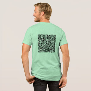T-shirt En Tri-matière Custom QR Code Scan Concevez votre propre cadeau a
