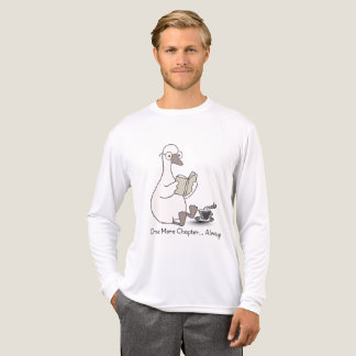 T-shirt En Tri-matière Cute Bookish Duck Lecture avec T-shirt Café
