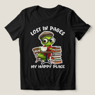 T-shirt En Tri-matière Cute Bookworm Lecture Tea Time T-Shirt femme