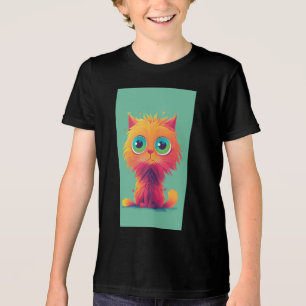 T-shirt En Tri-matière Cute Colorful Kitten Illustration – Kids T-Shirt