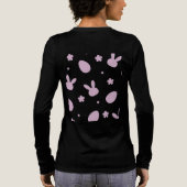 T-shirt En Tri-matière Cute Easter Bunny Pattern Shirt – Pastel Bunny & E (Verso)