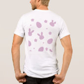 T-shirt En Tri-matière Cute Easter Bunny Pattern Shirt – Pastel Bunny & E (Verso)