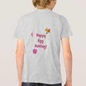 T-shirt En Tri-matière Cute Official Egg Hunter Easter Kids Name (Verso)