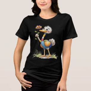 T-shirt En Tri-matière Cute Ostrich