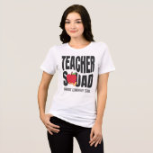 T-shirt En Tri-matière Cute Red Apple Teacher Squad (Recto plein)