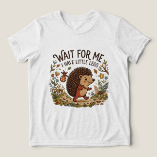 T-shirt En Tri-matière Cute Traveling Hedgehog with Little Legs