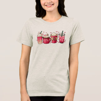 T-shirt En Tri-matière Cute Valentine Coffee Valentine’s Day Shirt Gift