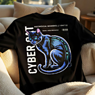 T-shirt En Tri-matière Cyberchat Prédateur Suprême - Cadeau de science-fi