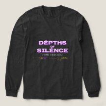 Cyberpunk Purple Glitch Manches Longues Tee | Dark