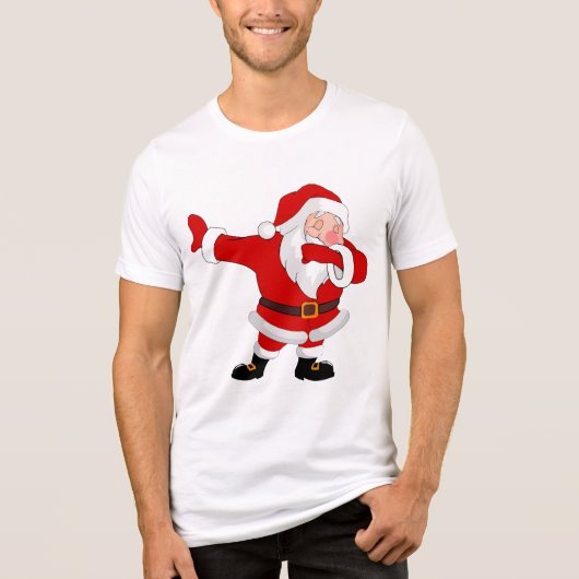 T-shirt En Tri-matière Dabbing Santa Claus Noël Dab (Recto)