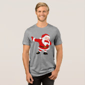T-shirt En Tri-matière Dabbing Santa Claus Noël Dab (Recto plein)