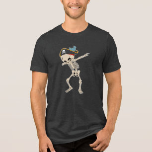 T-shirt En Tri-matière Dabler Skeleton mignonne Pirate Dance