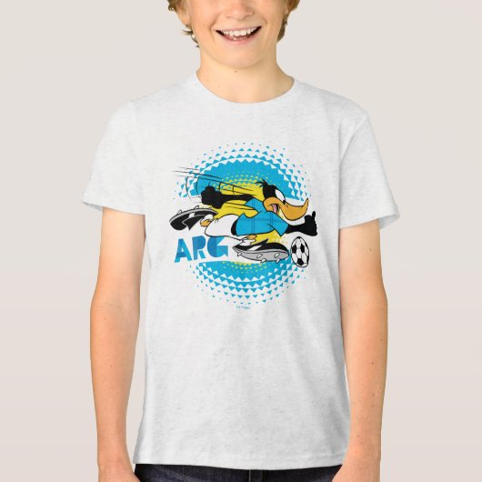 T-shirt En Tri-matière DAFFY DUCK™ Team Argentina Soccer Graphic (Recto)