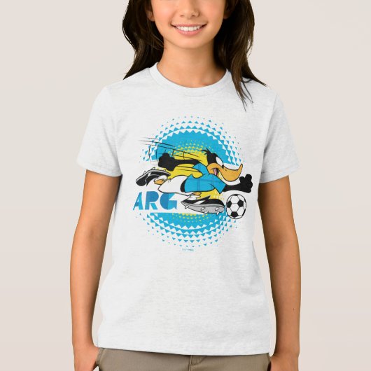 T-shirt En Tri-matière DAFFY DUCK™ Team Argentina Soccer Graphic (Recto)
