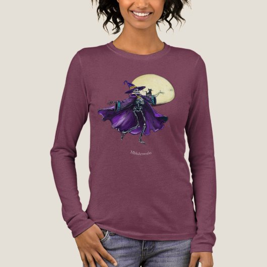 T-shirt En Tri-matière Dancing Skeleton (Recto)